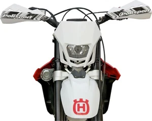 Faro universal legal para carretera Polisport LMX Enduro blanco KTM CRF RMZ YZF KXF FE - Imagen 1 de 7