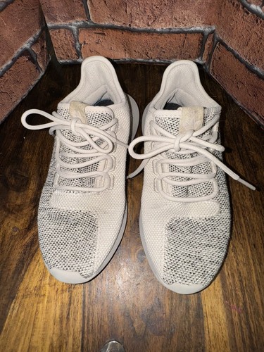 Scarpe da ginnastica originali Adidas tubolare ombra maglia grigie UK 3