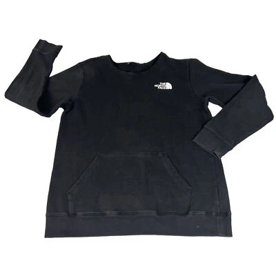 Sudadera The North Face Juvenil XL Negra Pullover Logo Exterior Bolsillo Naturaleza Foto 1 de 4