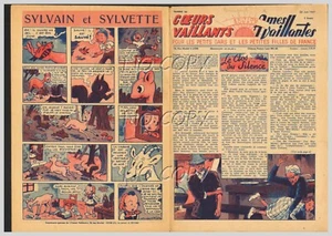 COEURS VAILLANTS Edition rurale 1943 n° 25 Tintin chez les indiens (amérique) BE - Bild 1 von 2