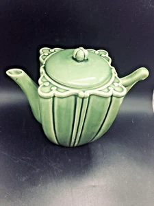 Teapot Antheor France Carcassonne Green - Picture 1 of 9