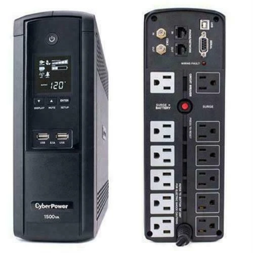 CyberPower BRG1500AVRLCD 1500 VA/900 W Intelligent LCD UPS