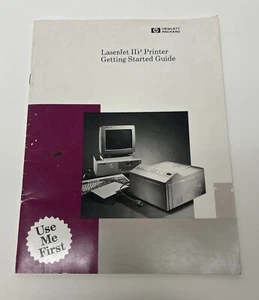 LaserJet HP Printer Getting Started Guide 1989 - Picture 1 of 5