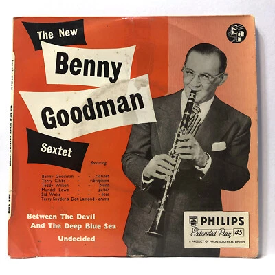The New Benny Goodman Sextet 45 Undecided 1955 jazz swing 7" vinyl UK IMPORT NM- - Image 1 of 4