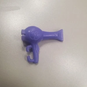 Barbie dollhouse Purple Hair blow dryer hair with finger hole - Picture 1 of 3