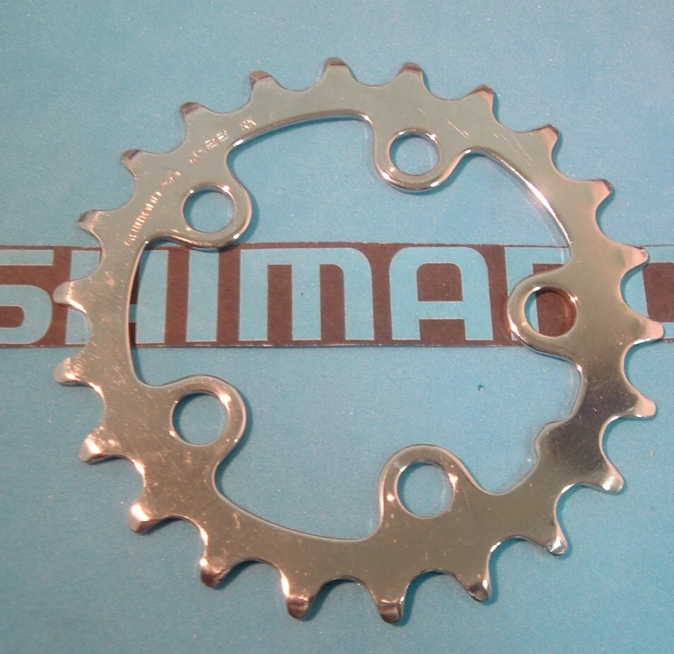 Shimano M737 Deore XT/LX J-22T x 58BCD MTB Chainring-NEW/NOS-5 to 8-Spd- Mint - Image 1 of 4