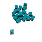 20 NEW LEGO Brick 1 x 1 Dark Turquoise