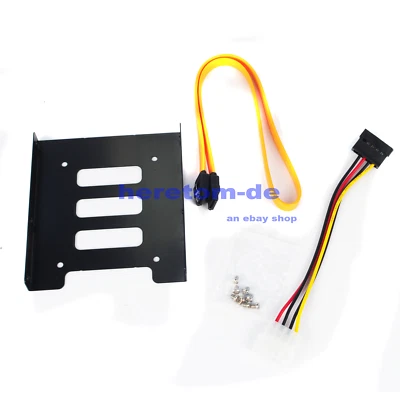 3,5" für 2,5" Festplatten PC Computer Halterung Adapter Bay HDD SSD Einbaurahmen - Bild 1 von 4