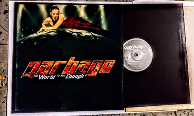 GARBAGE THE WORLD IS NOT ENOUGH - UK VINYL 12" PROMO - FREE CUSTOM PIC SLEEVE - Image 1 of 4