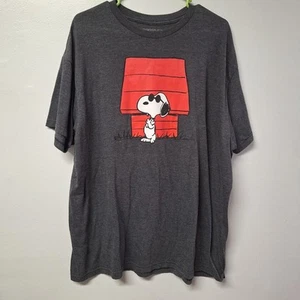 Peanuts Snoopy Tee Shirt Mens 2XL Cool Shades Lennon Hippie Sun Glasses Gray - Picture 1 of 7