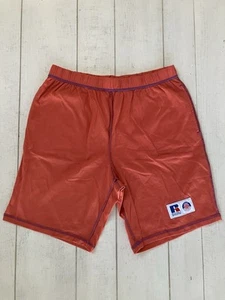 Russell Athletic X ASAP Worldwide Collab Orange Cotton Sweat shorts Large New - Picture 1 of 6