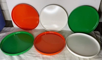 (6) Platos de cena HELLER Massimo Vignelli MCM melamina DE COLECCIÓN AÑOS 70 Foto 1 de 4