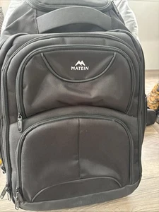 MATEIN Rolling Backpack 17” Water Resistant Wheeled Laptop Backpack! - Picture 1 of 15