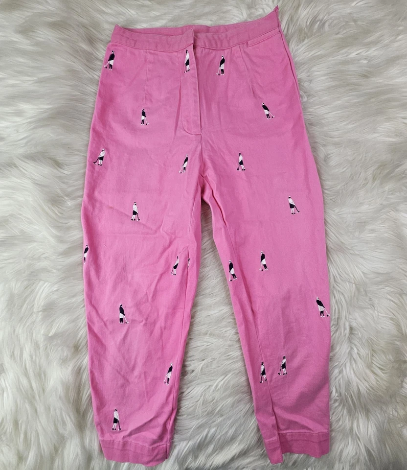 CHARTER CLUB GOLF COLLECTION Capri Pink Golfing Cropped Pants Womens SZ(6) - Image 1 of 4