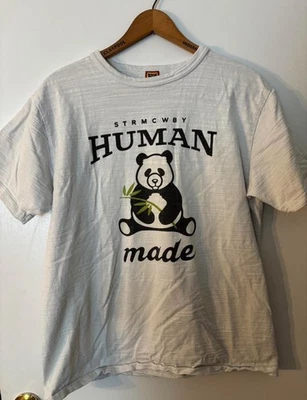 Human Made Men's White Short Sleeve T-Shirt XL Panda - Image 1 of 4