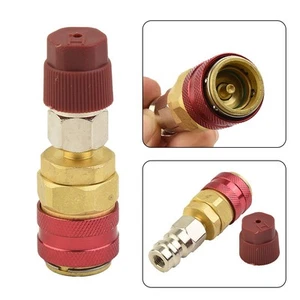 Car Air-conditioning Fitting R134A Quick Coupler Adapters High Quality - Picture 1 of 20