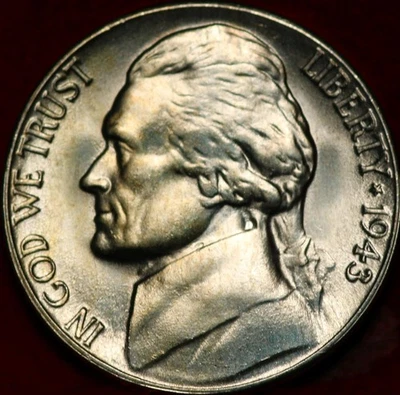 Uncirculated 1943-S San Francisco Mint Silver Jefferson Nickel - Image 1 of 2