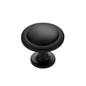 10 Pack 1-1/4 Inch Kitchen Cabinet Knobs Matte Black Zinc Pulls Door Handles ... - Picture 1 of 9
