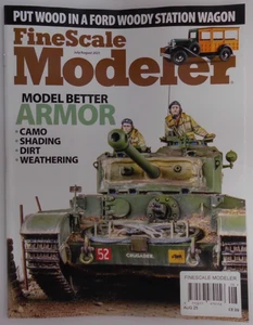 Fine Scale Modeler magazine August 2025 Model Better Armor: Camo, Shading, Dirt - Picture 1 of 1