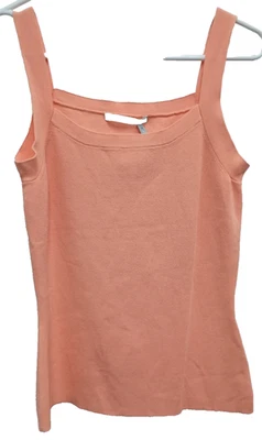 Vintage Classiques Entier Womens Tank Top Medium Peach Wide Strap Minimalist - Image 1 of 4
