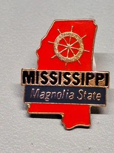 MISSISSIPPI MAGNOLIA STATE SOUVENIR ANSTECKNADEL - Bild 1 von 3