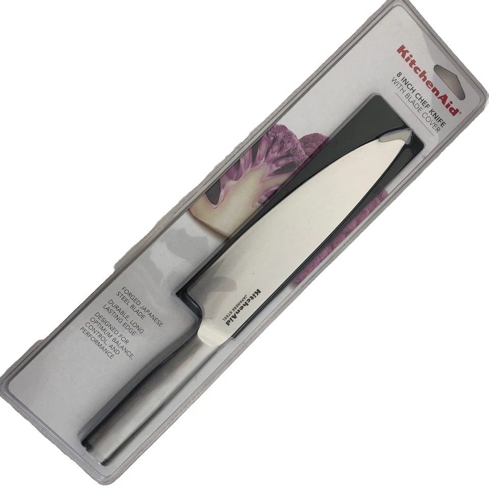 Nuevo cuchillo de chef japonés KitchenAid de acero inoxidable de 8 pulgadas Foto 1 de 1