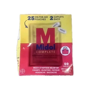 Midol Complete on The Go, For Relief of Menstrual Pain, 25 Pouches 05/2026 - Picture 1 of 6