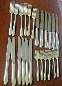 Vintage (24) Pc Oneida Community Silverplate Set, 1932 Lady Hamilton #1 - Picture 1 of 7