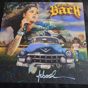 FL - SEBASTIAN BACH - CHILD WITHIN THE MAN - Signed Large Promo Flat SKID ROW - Picture 1 of 3