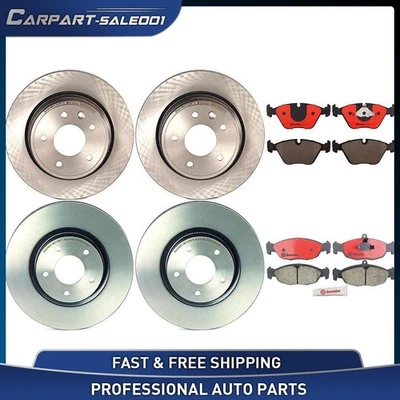 Juego de pastillas de freno de disco delanteras traseras para Jaguar XJR Brembo 1998-2003 Foto 1 de 4