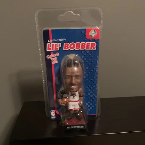 Allen Iverson Philadelphia 76ers Lil' Bobber NBA Mini Bobblehead Cover