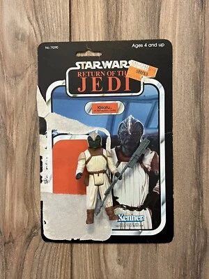 Klaatu Skiff Guard 100% Completo con 77 Tarjetas Trasero Star Wars ROTJ 1983 Kenner Foto 1 de 4