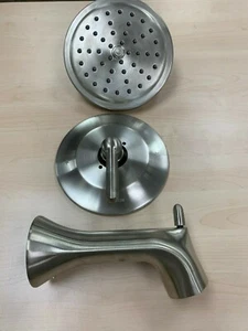 Moldura de ducha para bañera Moen TS31704 (níquel cepillado) - Imagen 1 de 12