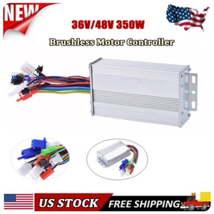 Electric Bike 36V/48V 350W Brushless DC Motor Controller For E-bike Scooter US - Picture 1 of 9