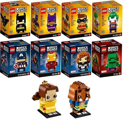 LEGO BrickHeadz - 10-Pack Complete Set [Building Toys, Disney, Marvel, DC] NEW - Image 1 of 4