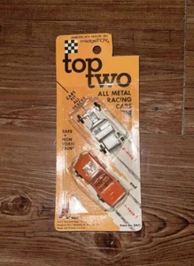 Rare Midgetoy 1970 Top Two Pack Original Vintage Die Cast Metal Race Car Toys - Picture 1 of 11