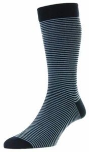 Pantherella Mens Holst Egyptian Cotton Socks - Navy - Picture 1 of 1
