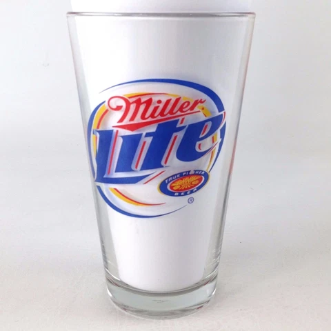 University of Illinois  Miller Lite 16 oz Pint Beer Glass-GO FIGHTING ILLINI!!!! Cover