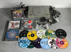 Sony Playstation 1 PS1 Konsole Bundle 2 Controller 13 Spiele - Bild 1 von 4