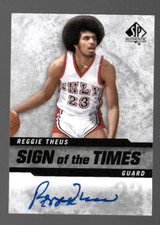 2014-15 Upper Deck SP Authentic Sign Of The Time Reggie Theus Auto