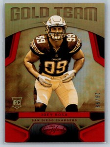 Joey Bosa 2016 Panini Certified Gold Team Rookie RC Mirror Red /99 #11 TC2824