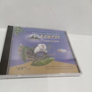 HAUTMAN BROTHERS EXOTIC WILDLIFE CD 5X7 SEWING FIELD 15 DESIGNS DAKOTA  - Picture 1 of 4