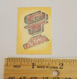OLD SCHOOL bmx mtb  STICKER  GT nos rub on - Picture 1 of 1
