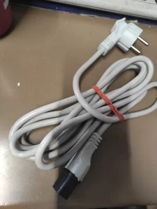Cavo alimentazione COMPUTER Spina Shucko CEE 90° a Presa IEC-320-C13, 2,60MT GRI - Foto 1 di 2