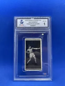 JACK DEMPSEY HOF (Key Card) - Ogdens 1928 Pugilists in Action Boxing - MGC 1 - Picture 1 of 2