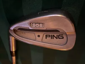 Ping S58 Black Dot 7 Iron Left Handed w/ True Temper Z-Z65 Stiff Steel Shaft - Picture 1 of 7