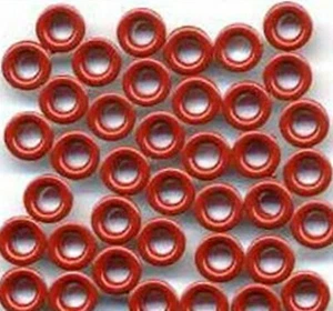 OJALES ROJOS 1/8" redondos álbum de recortes estampado fabricación de tarjetas - Imagen 1 de 1
