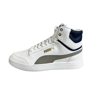 Puma Shuffle Mid weiß/grau/blau/gold Damen-Sneaker im Basketball Look 380748-15 - Bild 1 von 7