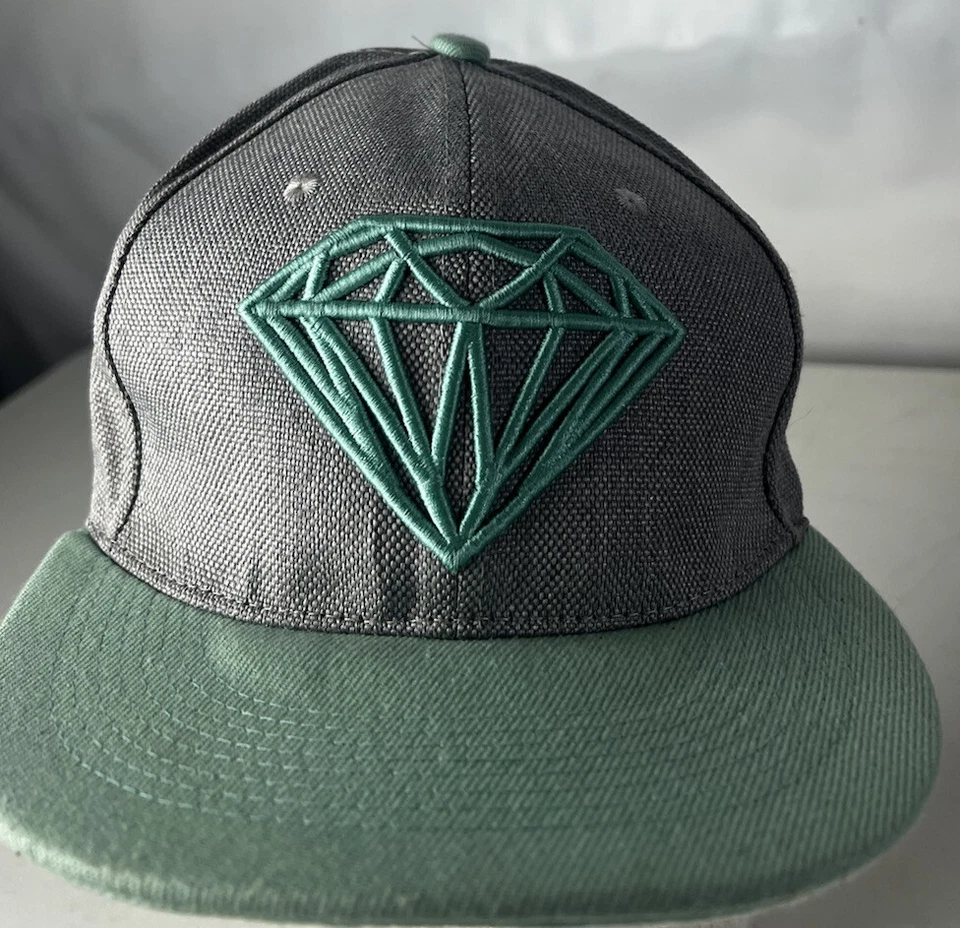Diamond Supply Hat Cap Snapback Big Logo Surf Skateboard Made In USA - Image 1 of 4