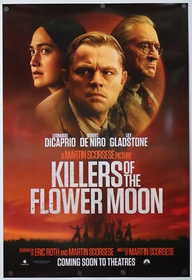 Killers Of The Flower Moon - original DS movie poster 27x40 Scorsese INTL B